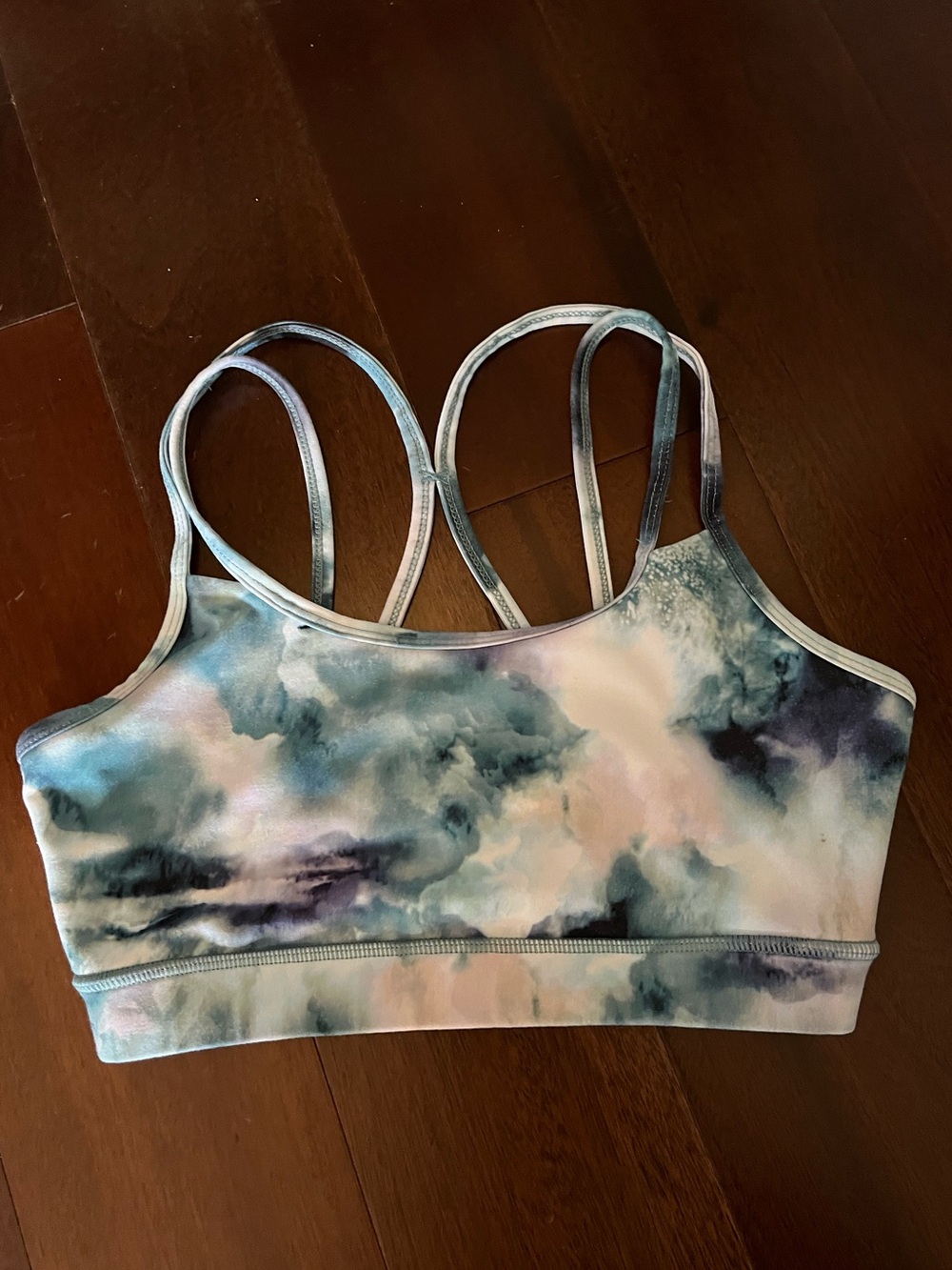 gaiam sports yoga bra top watercolor XS